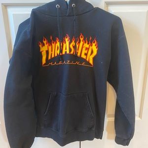 black flame thrasher sweatshirt